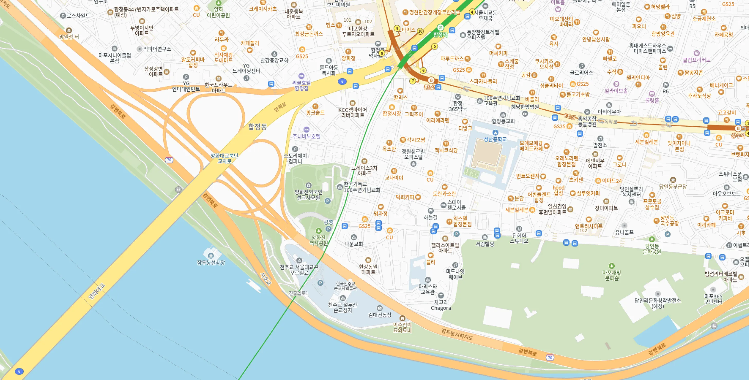 절두산순교성지 지도